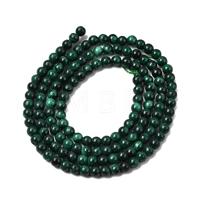 Natural Malachite Beads Strands G-F571-27AB1-3mm-01-1