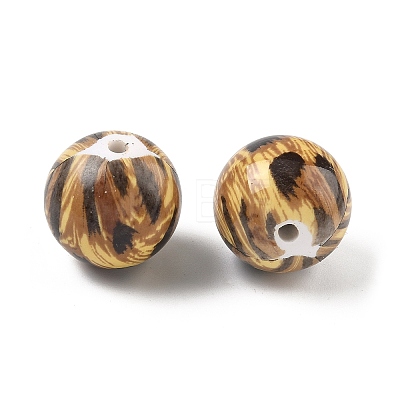 Printing Opaque Acrylic Beads OACR-Z035-03-1