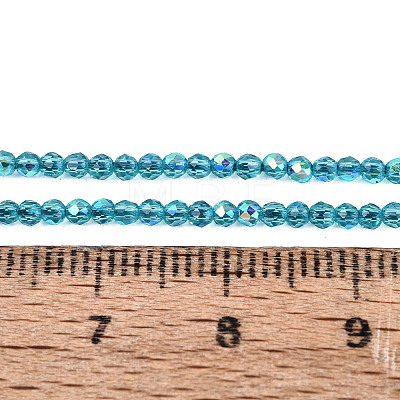 Transparent Glass Beads Strands EGLA-N028-01A-A05-1