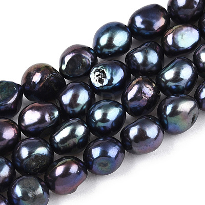 Natural Cultured Freshwater Pearl Beads Strands PEAR-N014-10C-1