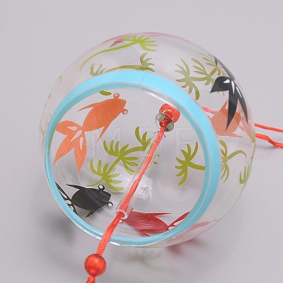 Japanese Round Painting Glass Wind Chimes CF-TAC0001-03B-1