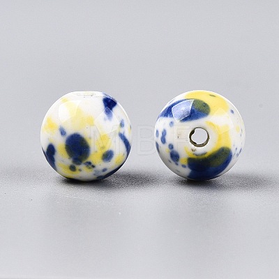 Handmade Porcelain Beads PORC-Q197-12mm-04-1