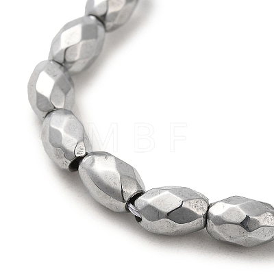 Electroplated Strong Magnetic Synthetic Hematite Beads Strands G-P518-02E-1