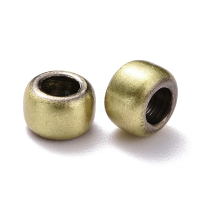 Tibetan Style Brass Beads KK-P214-06BAB-1