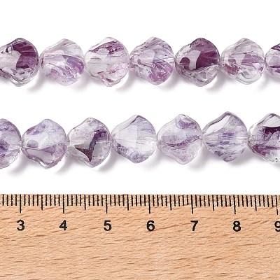 Inner Flower Handmade Lampwork Beads Strands LA-CBA3F7A-02E-1