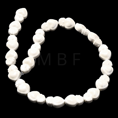 Handmade Porcelain Beads Strands PORC-I028-01P-1