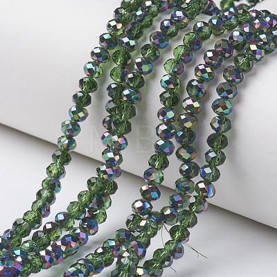 Electroplate Transparent Glass Beads Strands LS-EGLA-A034-T4mm-Q04-1