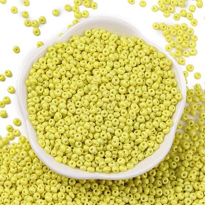 8/0 Baking Paint Glass Seed Beads X1-SEED-M012-02A-48-1