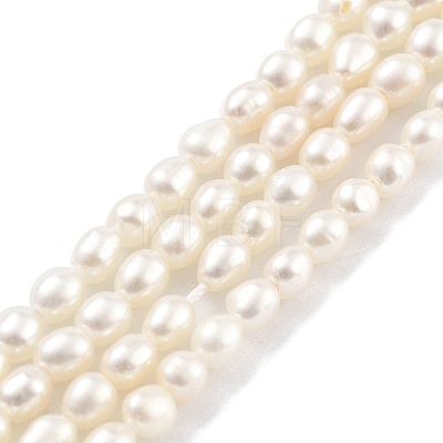 Natural Cultured Freshwater Pearl Beads Strands PEAR-P062-03C-1