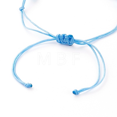 Adjustable Nylon Cord Braided Bead Bracelets BJEW-JB05829-03-1