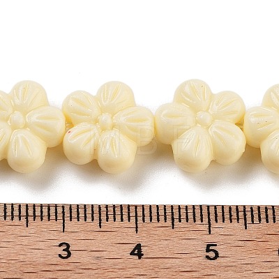 Synthetic Coral Carved Beads Strands CORA-B001-03-1