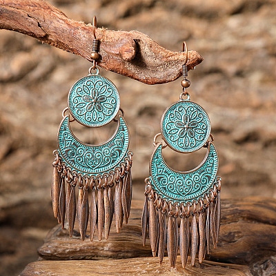 Alloy Enamel Earrings WG532BD-03-1