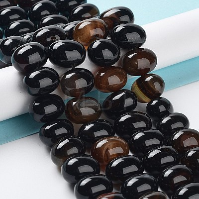 Natural Agate Beads Strands G-G021-03A-11-1