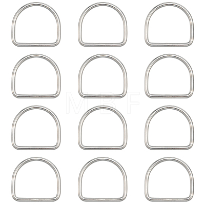 304 Stainless Steel D Rings STAS-CP0001-05D-1