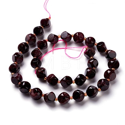 Natural Garnet Beads Strand G-M367-24B-1