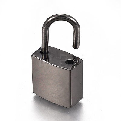 Rectangle Alloy Padlock Mini Lock with Key PALLOY-H191-02EB-1