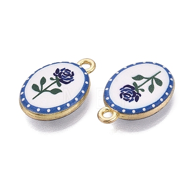 Valentine's Day Printed Alloy Pendants PALLOY-SZC0008-05D-1