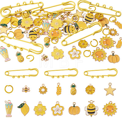 DIY Brooch Making Kits DIY-TA0014-87-1