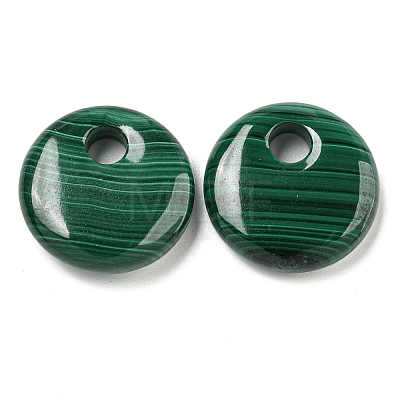 Natural Malachite Pendants G-Q185-01A-01-1