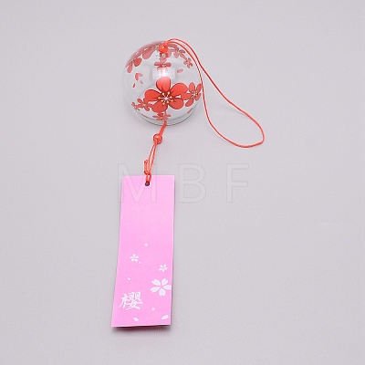 Japanese Round Painting Glass Wind Chimes CF-TAC0001-05C-1
