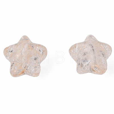 Transparent Crackle Acrylic Beads X-CACR-N006-13-A01-1