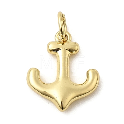Helm Charms Brass Pendants KK-CJC0013-12G-1