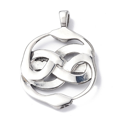 304 Stainless Steel Pendants X-STAS-C065-02AS-1