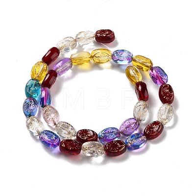 Transparent Glass Beads Strands GLAA-F114-05D-1