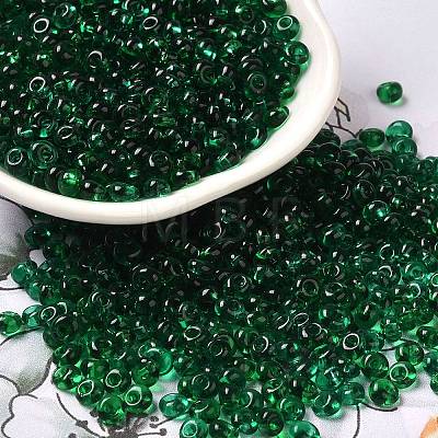 Transparent Colours Glass Seed Beads X1-SEED-P006-02A-09-1