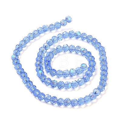 Electroplate Glass Beads Strands EGLA-A034-T4mm-L04-1