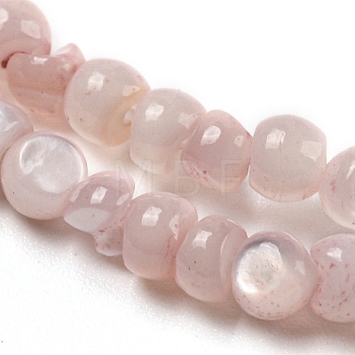 Natural White Shell Dyed Beads Strands BSHE-Z005-03D-1