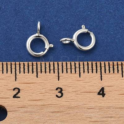 925 Sterling Silver Spring Ring Clasps STER-A007-24C-1