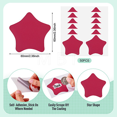 50Pcs Coated Scratch Off Film Password Sticker DIY-TA0015-47A-1