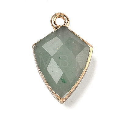 Natural Green Aventurine Pendants G-K422-01G-04-1