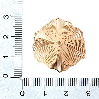 Brass Bead Caps KK-C167-03J-G-1