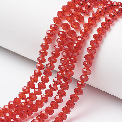 Glass Beads Strands EGLA-A044-T1mm-D01-1