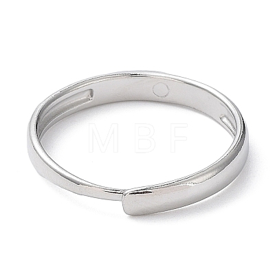304 Stainless Steel Hollow Wing Adjustable Rings RJEW-D006-13P-1