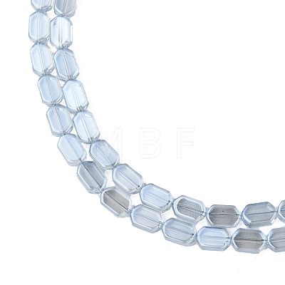 Electroplate Glass Beads Strands EGLA-N008-017-C03-1