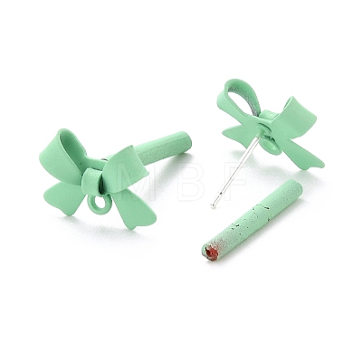 Alloy Stud Earring Findings LS-EJEW-J102-08I-1