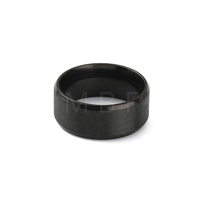 201 Stainless Steel Plain Band Ring for Women RJEW-WH0010-06B-MB-1