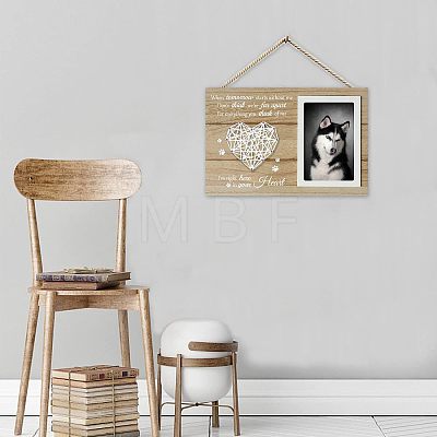 MDF Photo Frame DJEW-WH0036-010-1