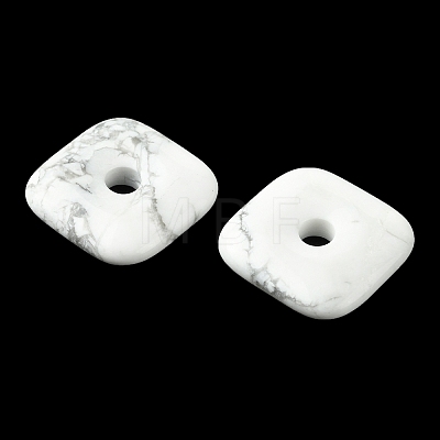 Natural Howlite Pendants GG-D003-B02-15-1