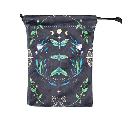 Butterfly Printed Velvet Storage Bags PW-WG21CB6-02-1