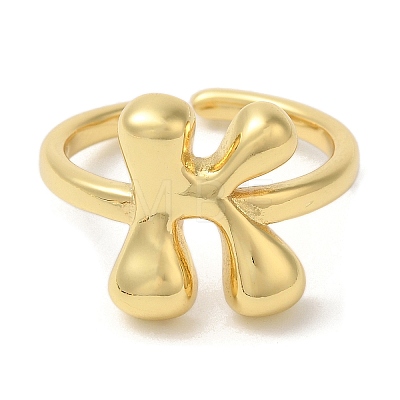 Brass Open Cuff Rings RJEW-U008-06K-G-1