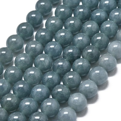 Natural Malaysia Jade Beads Strands G-L645-C01-8mm-09-1