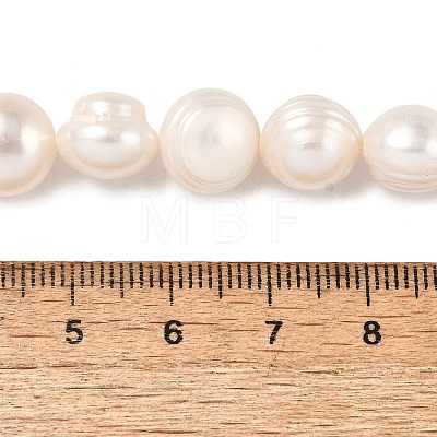 Natural Cultured Freshwater Pearl Beads Strands PEAR-I007-07T-01-1