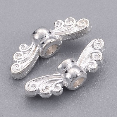 Tibetan Style Alloy Fairy Wing Beads X-TIBEB-6007-S-FF-1