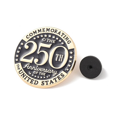 Alloy Enamel USA 250th Anniversary Commemorative Lapel Pin Backs LS-JEWB-B046-01E-G-1