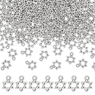 200Pcs Tibetan Style Alloy Charms FIND-HY0005-41-1