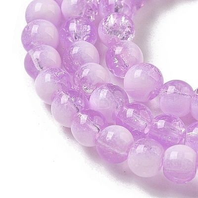 Crackle Glass Beads Strands LS-GLAA-U001-4mm-04-1